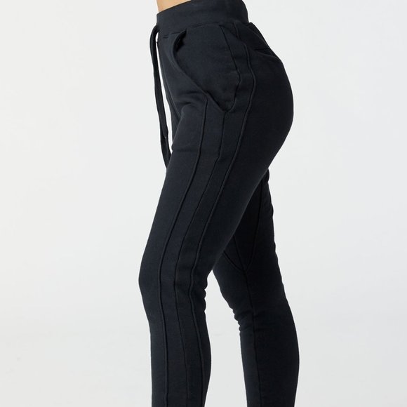 Joah Brown Pants - JOAH BROWN Stadium Pant - Black French Terry / X/S